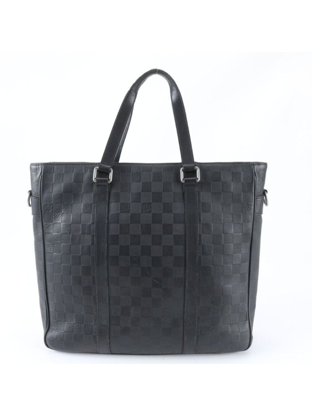 Louis Vuitton Damier Infini Tadao PM Leather Tote Bag Shoulder Business